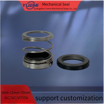 Air Pump Mechanical Seal / EA560B-0.5-3 "mm Inch Size John Crane Penggantian VIT SIC SIC