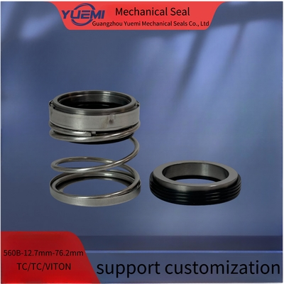 Penutup mekanik pompa air/EA560B-0.5-3"mm ukuran metrik Fkm TC TC Vulcan Tipe 24 Penutup mekanik